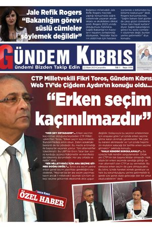 22 Mart Çarşamba Gündem Kıbrıs