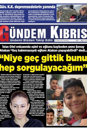 13 Mart Pazartesi Gündem Kıbrıs