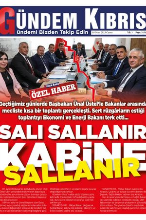 10 Mart 2023 Cuma Gündem Kıbrıs