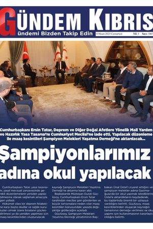 08 Nisan Cumartesi Gündem Kıbrıs