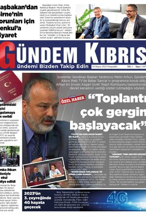 18 Mayıs 2023 Gündem Kıbrıs