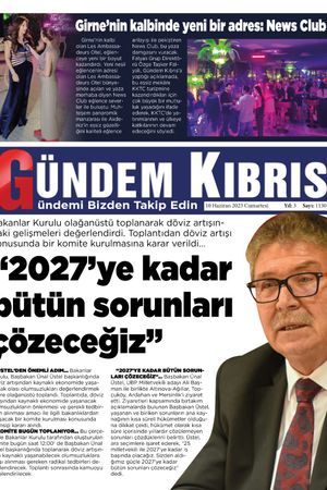 10 Haziran 2023 Gündem Kıbrıs Gazetesi