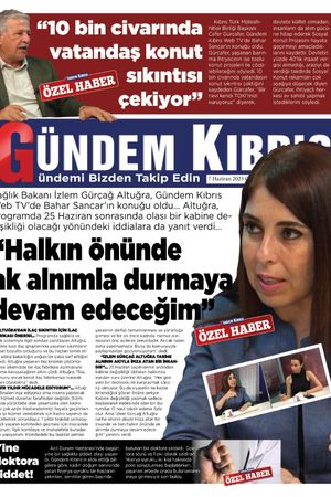 07 Haziran 2023 Gündem Kıbrıs