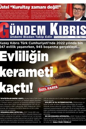 30 Haziran 2023 Gündem Kıbrıs