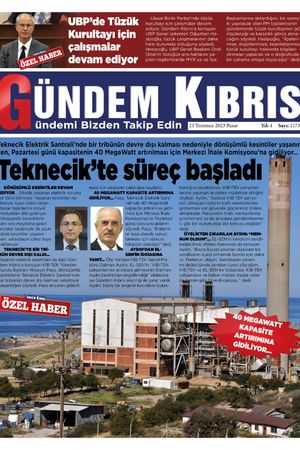 23 Temmuz 2023 Gündem Kıbrıs