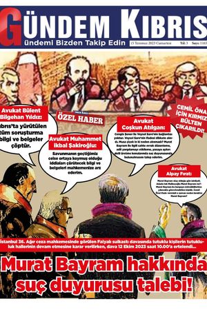 15 Temmuz 2023 Gündem Kıbrıs