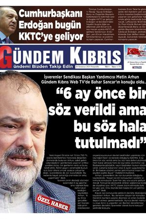 20 Temmuz 2023 Gündem Kıbrıs