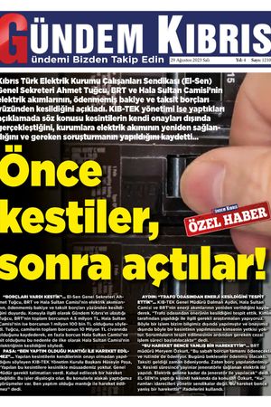29 Ağustos 2023 Gündem Kıbrıs