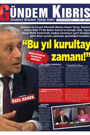 02 Ağustos 2023 Gündem Kıbrıs
