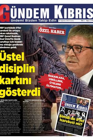 18 Ağustos 2023 Gündem Kıbrıs