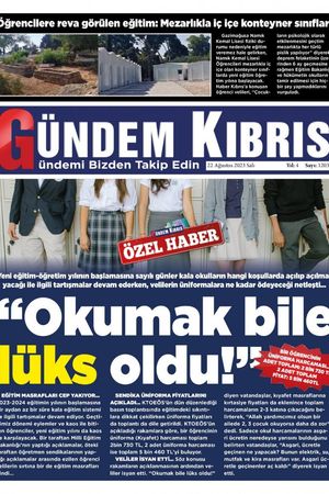 22 Ağustos 2023 Gündem Kıbrıs