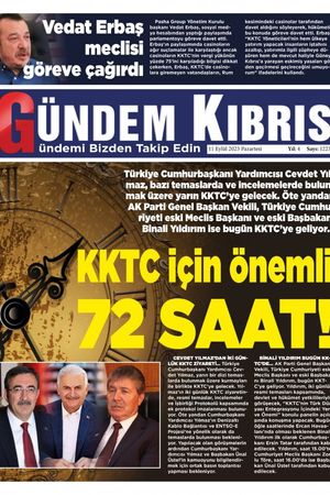 11 Eylül 2023 Gündem Kıbrıs