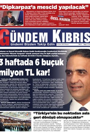 08 Ekim 2023 Gündem Kıbrıs