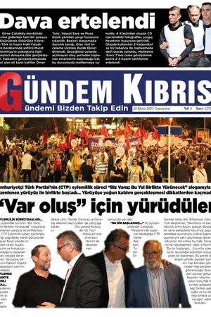 28 Ekim 2023 Gündem Kıbrıs