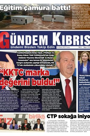 20 Ekim 2023 Gündem Kıbrıs