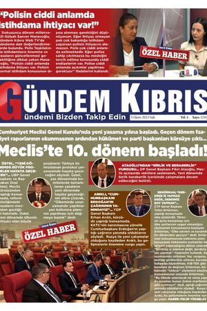 3 Ekim 2023 Gündem Kıbrıs