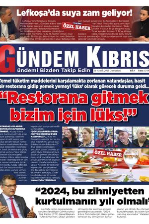 16 Aralık 2023 Gündem Kıbrıs