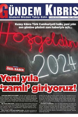 31 Aralık 2023 Gündem Kıbrıs