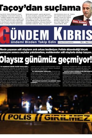 06 Ocak 2024 Gündem Kıbrıs