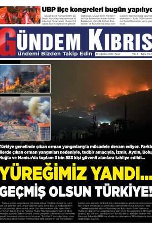 18 Ağustos 2024 Gündem Kıbrıs