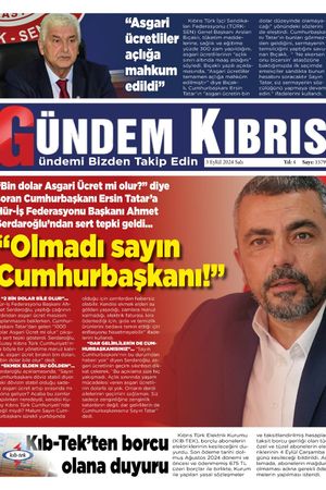 03 Eylül 2024 Gündem Kıbrıs