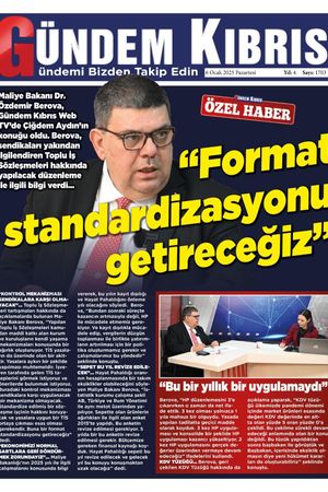 06 Ocak 2025 Gündem Kıbrıs