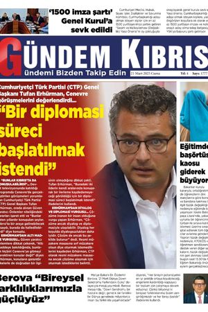21 Mart 2025 Gündem Kıbrıs