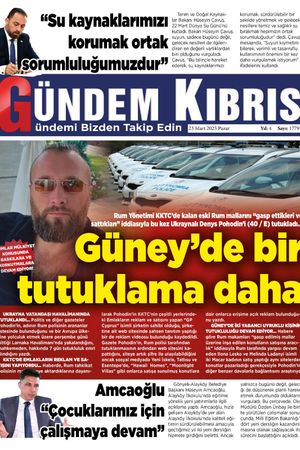 23 Mart 2025 Gündem Kıbrıs