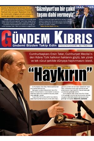 18 Haziran 2025 Gündem Kıbrıs
