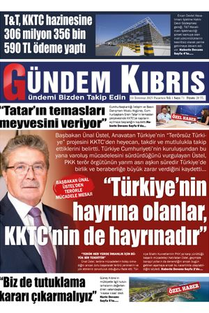 14 Temmuz 2025 Gündem Kıbrıs
