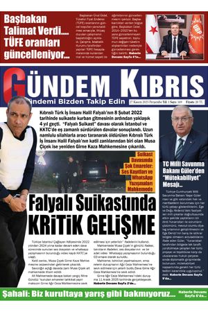 27 Kasım 2025 Gündem Kıbrıs
