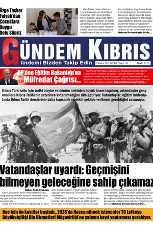 18 Kasım 2025 Gündem Kıbrıs