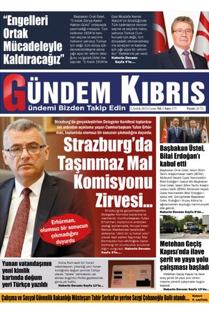 5 Aralık 2025 Gündem Kıbrıs