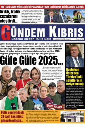 30 Aralık 2025 Gündem Kıbrıs