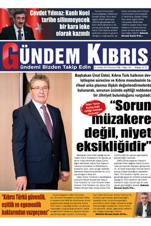 20 Aralık 2025  Gündem Kıbrıs