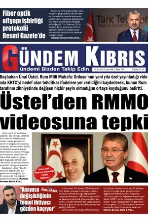 2 Ocak 2026 Gündem Kıbrıs