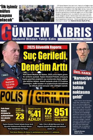 12 Ocak 2025 Gündem Kıbrıs