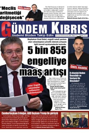 29 Ocak 2026 Gündem Kıbrıs
