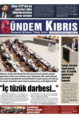 18 Şubat 2026 Gündem Kıbrıs