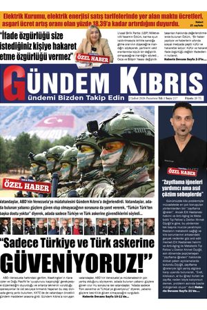 2 Şubat 2026 Gündem Kıbrıs