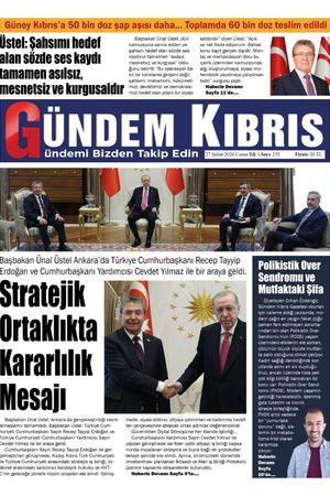 27 Şubat 2026 Gündem Kıbrıs