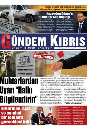 25 Şubat 2026 Gündem Kıbrıs