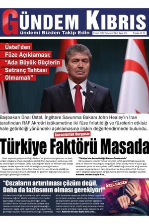2 Mart 2026 Gündem Kıbrıs