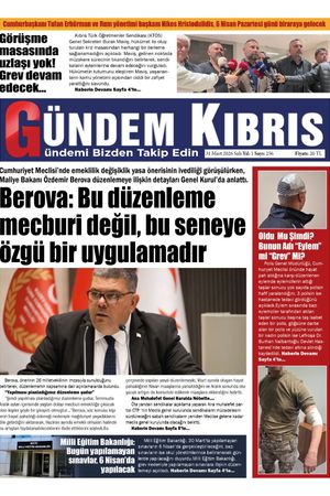 31 Mart 2026 Gündem Kıbrıs