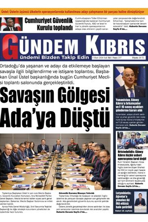 3 Mart 2026 Gündem Kıbrıs