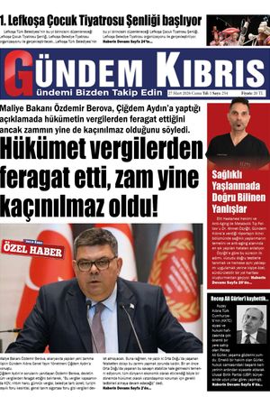 27 Mart 2026 Gündem Kıbrıs