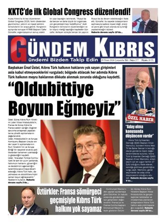 29 Nisan 2026 Gündem Kıbrıs