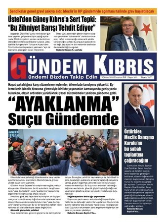 13 Nisan 2026 Gündem Kıbrıs