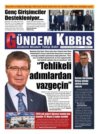 28 Nisan 2026 Gündem Kıbrıs