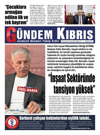 24 Nisan 2026 Gündem Kıbrıs